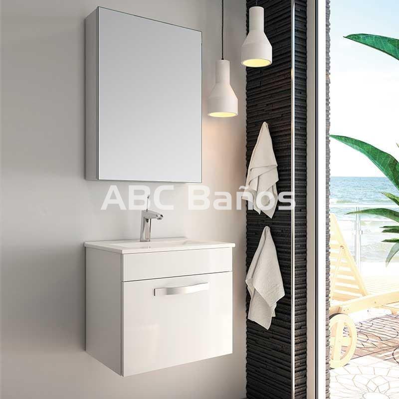 Mueble de baño NOA (3 cajones + 1 puerta) con lavabo